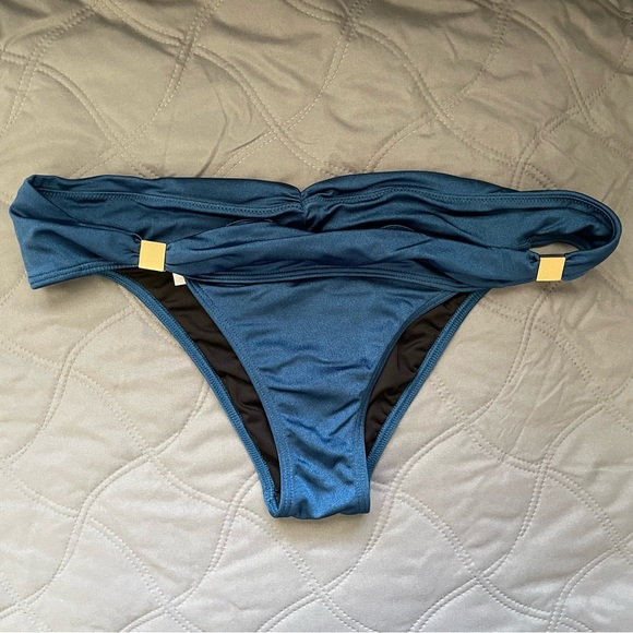 Victoria's Secret The Hottie Cheeky Bikini Bottom (Turquoise, Medium) - Picture 1 of 8